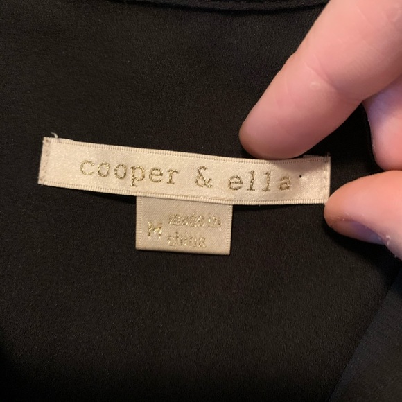 Cooper & Ella Button Down Blouse with piping - Picture 2 of 3